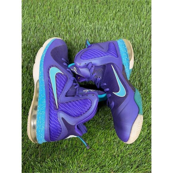 Nike LeBron 9 Summit Lake Hornets Size 9 Very Good Used Condition‎ - Picture 5 of 8